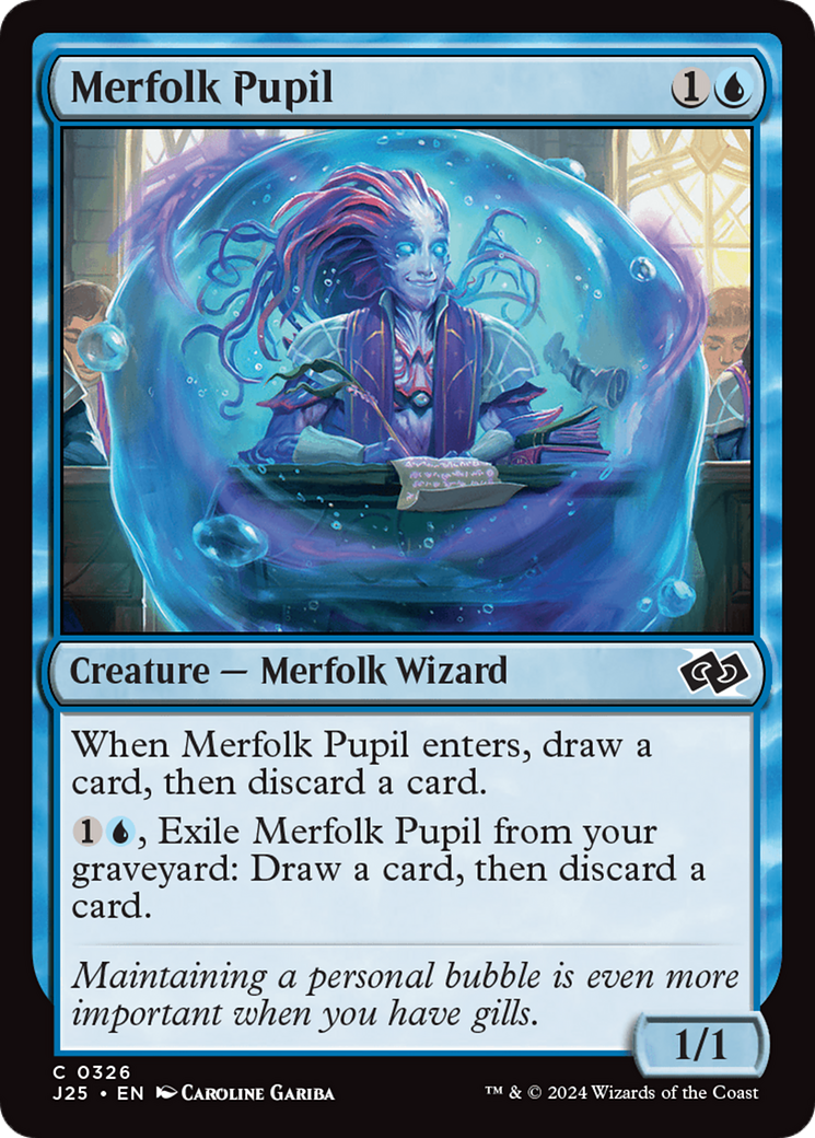 Merfolk Pupil [Foundations Jumpstart] | Exor Games Dartmouth