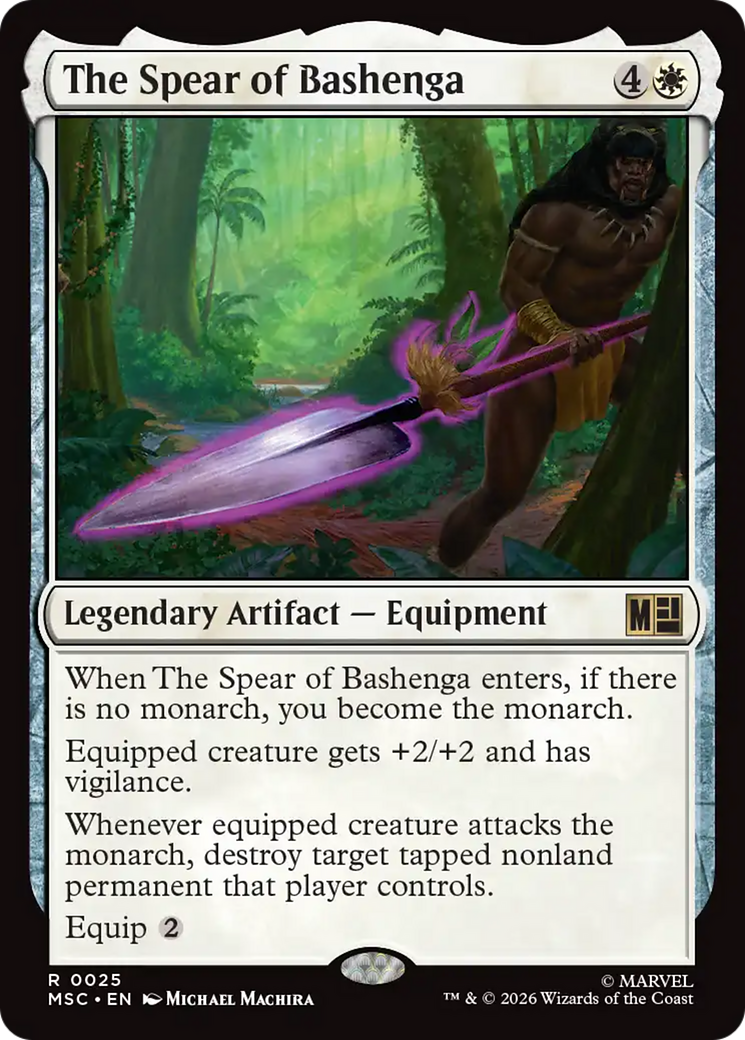 The Spear of Bashenga [Marvel Super Heroes Commander] | Exor Games Dartmouth