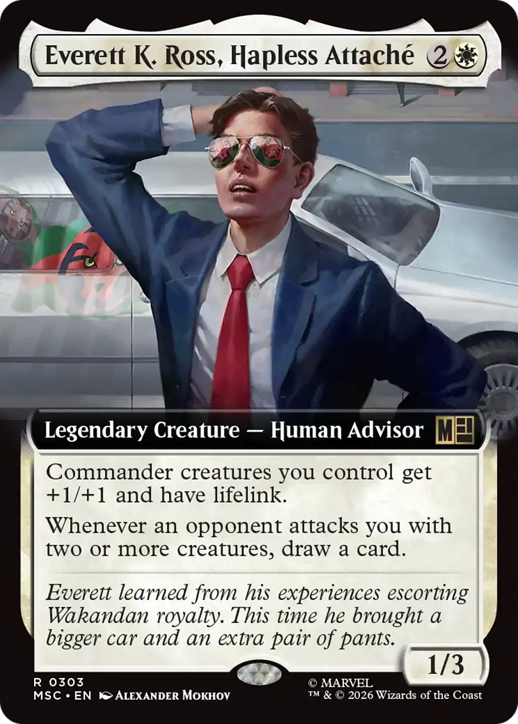 Everett K. Ross, Hapless Attache (Extended Art) [Marvel Super Heroes Commander] | Exor Games Dartmouth