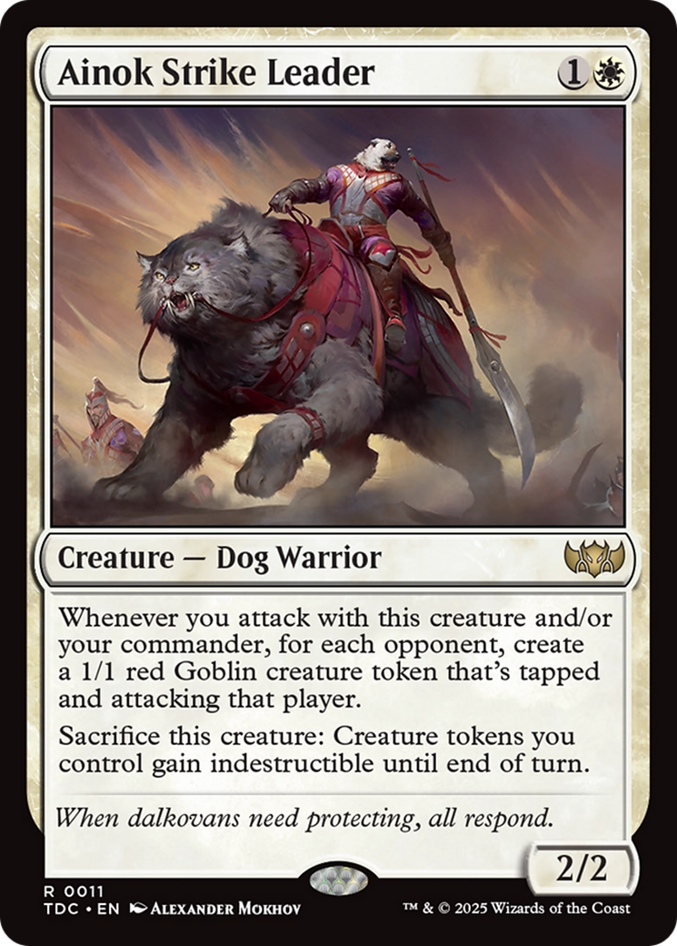 Ainok Strike Leader [Tarkir: Dragonstorm Commander] | Exor Games Dartmouth