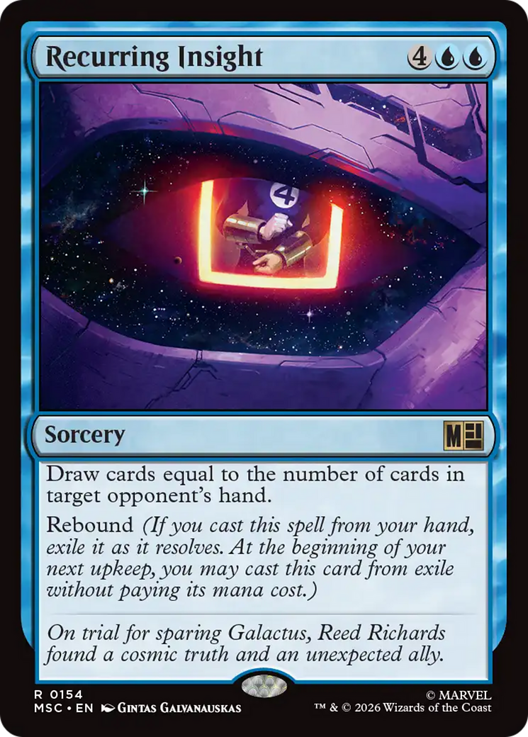 Recurring Insight (Surge Foil) [Marvel Super Heroes Commander] | Exor Games Dartmouth