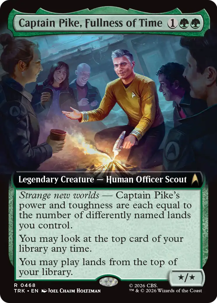 Captain Pike, Fullness of Time (Extended Art) [Star Trek] | Exor Games Dartmouth