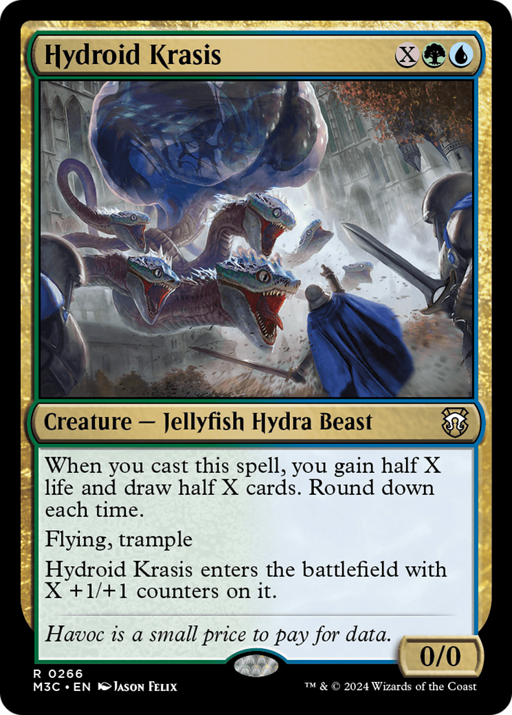 Hydroid Krasis (Ripple Foil) [Modern Horizons 3 Commander] | Exor Games Dartmouth