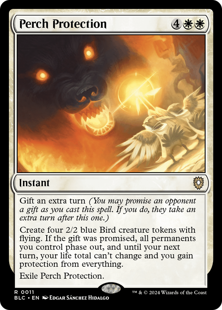 Perch Protection [Bloomburrow Commander] | Exor Games Dartmouth