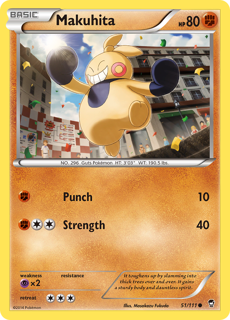 Makuhita (51/111) [XY: Furious Fists] | Exor Games Dartmouth