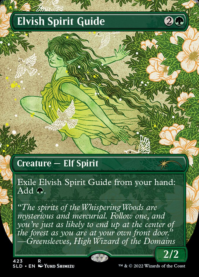 Elvish Spirit Guide (Borderless) [Secret Lair Drop Series] | Exor Games Dartmouth