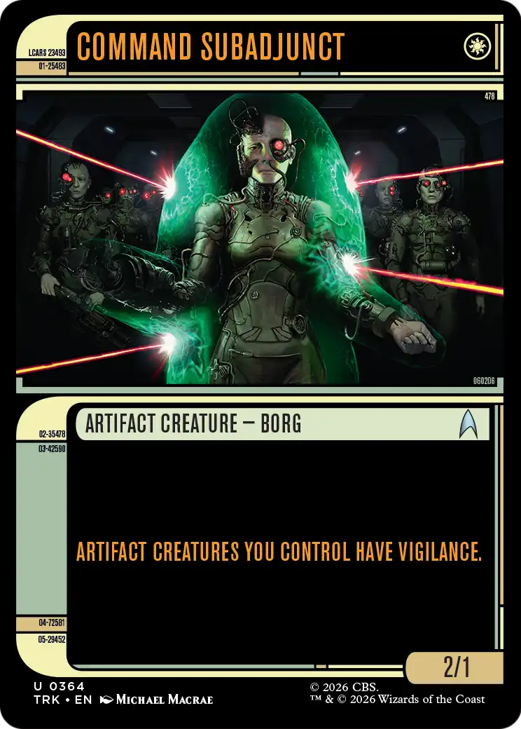 Command Subadjunct (Showcase) [Star Trek] | Exor Games Dartmouth