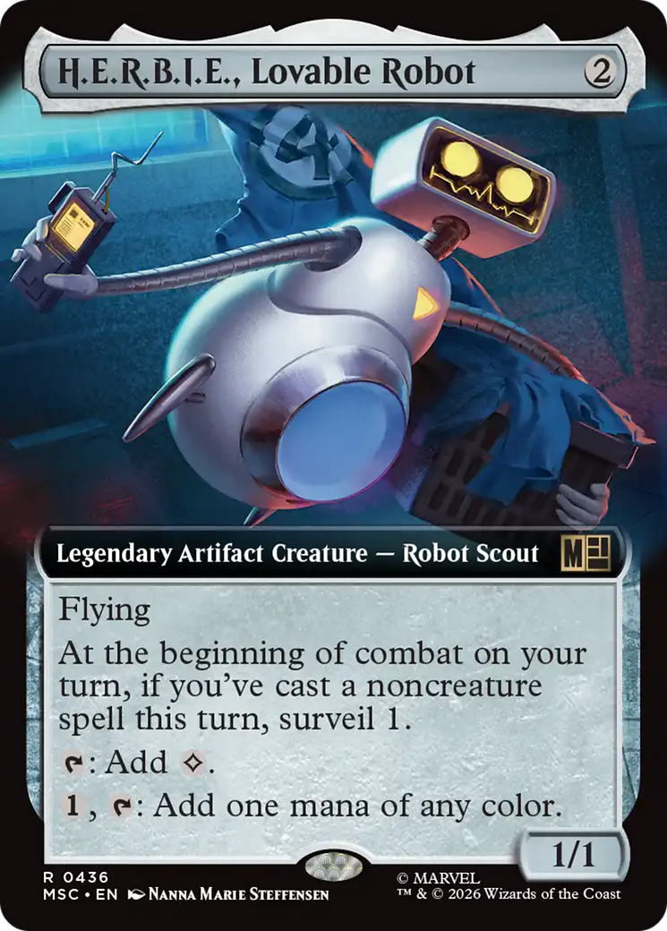 H.E.R.B.I.E., Lovable Robot (Extended Art) [Marvel Super Heroes Commander] | Exor Games Dartmouth