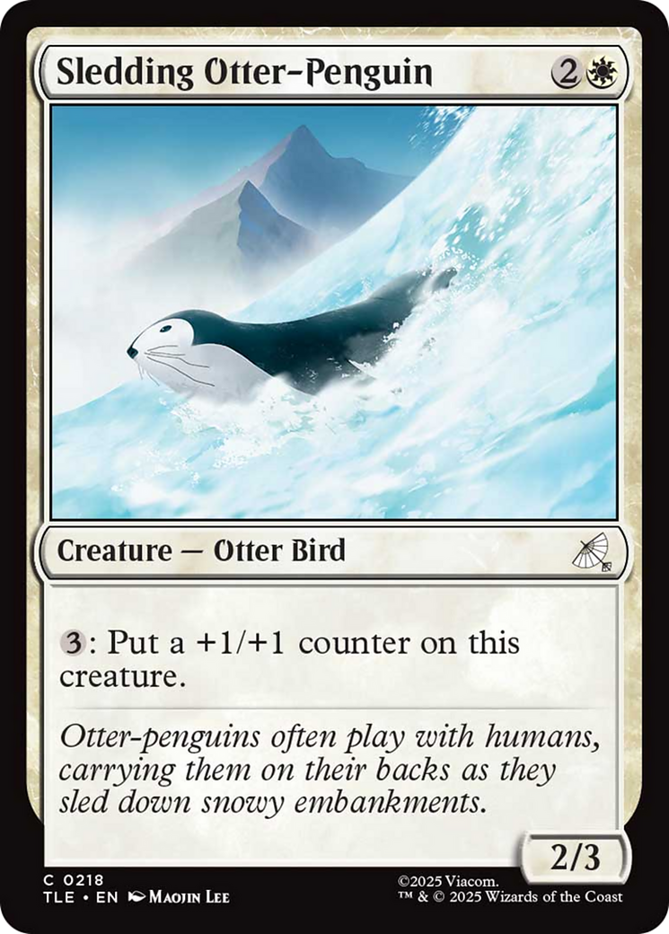 Sledding Otter-Penguin [Avatar: The Last Airbender: Eternal-Legal] | Exor Games Dartmouth