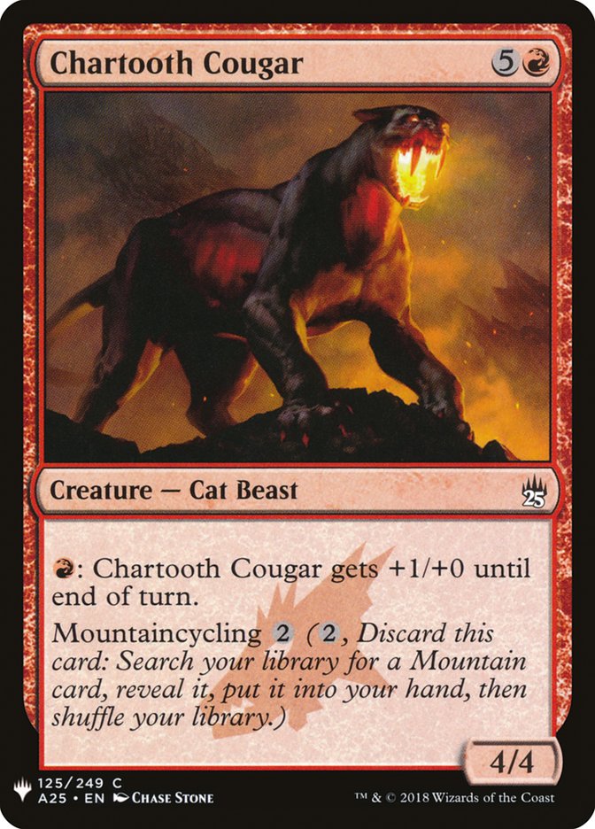 Chartooth Cougar [Mystery Booster] | Exor Games Dartmouth