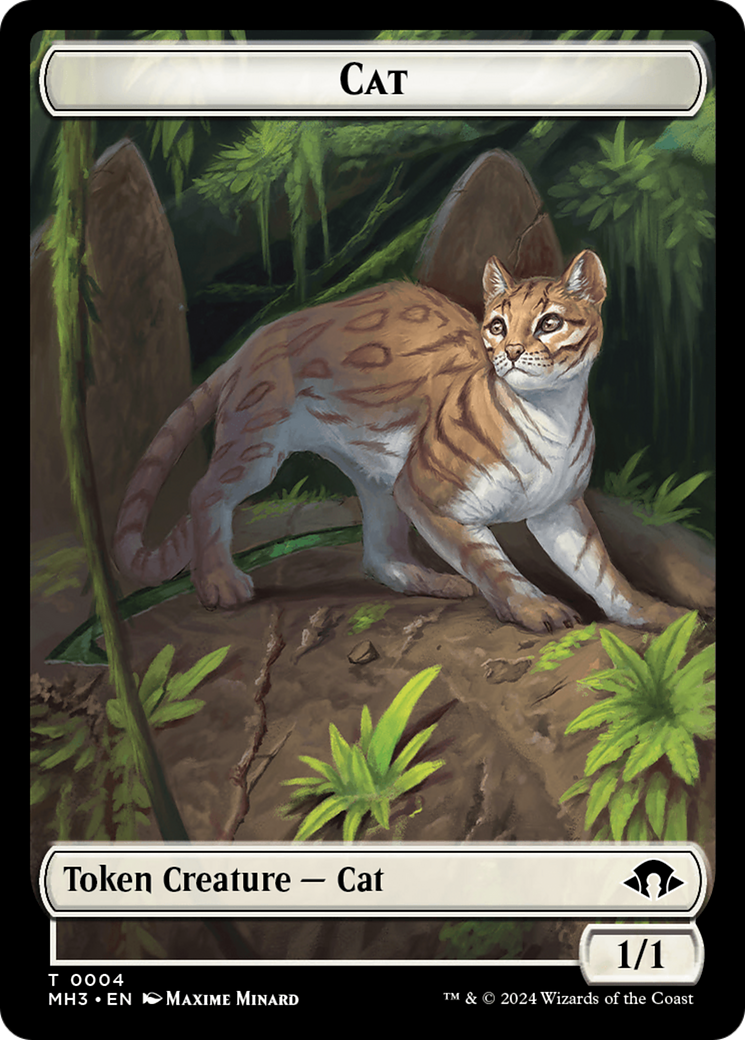 Cat Token [Modern Horizons 3 Tokens] | Exor Games Dartmouth