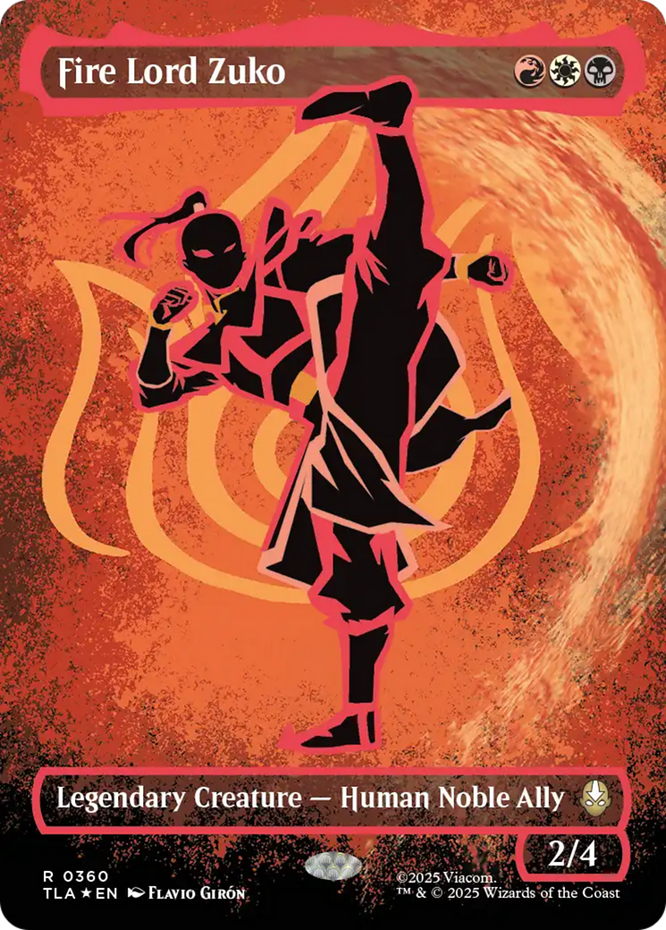 Fire Lord Zuko (Borderless Battle Pose) [Avatar: The Last Airbender] | Exor Games Dartmouth
