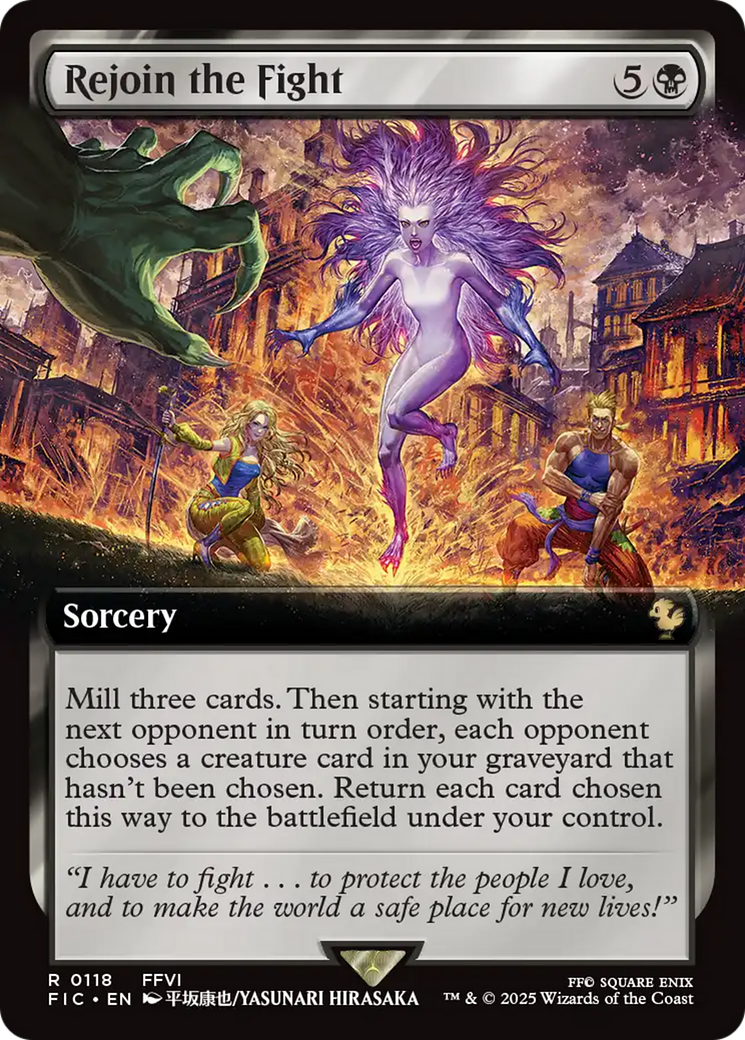 Rejoin the Fight (Extended Art) [FINAL FANTASY Commander] | Exor Games Dartmouth