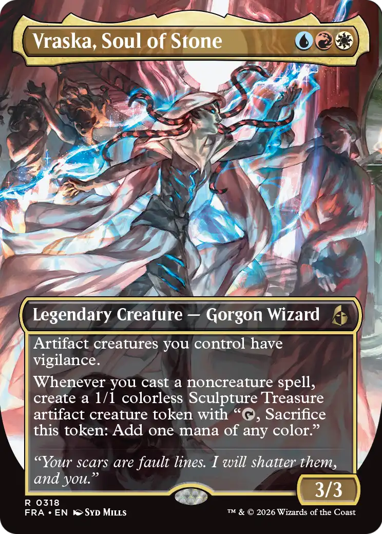 Vraska, Soul of Stone (Borderless) [Reality Fracture] | Exor Games Dartmouth
