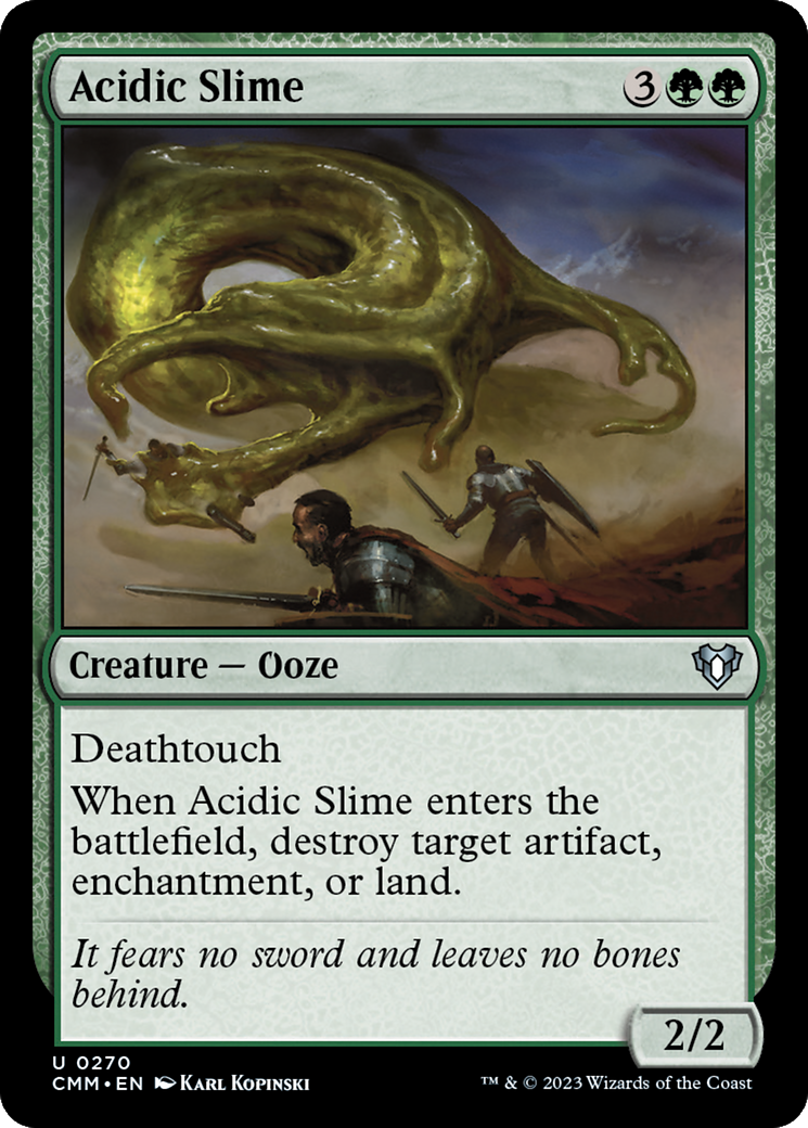 Acidic Slime [Commander Masters] | Exor Games Dartmouth