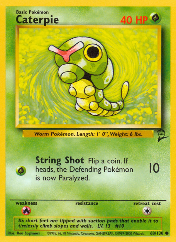 Caterpie (68/130) [Base Set 2] | Exor Games Dartmouth