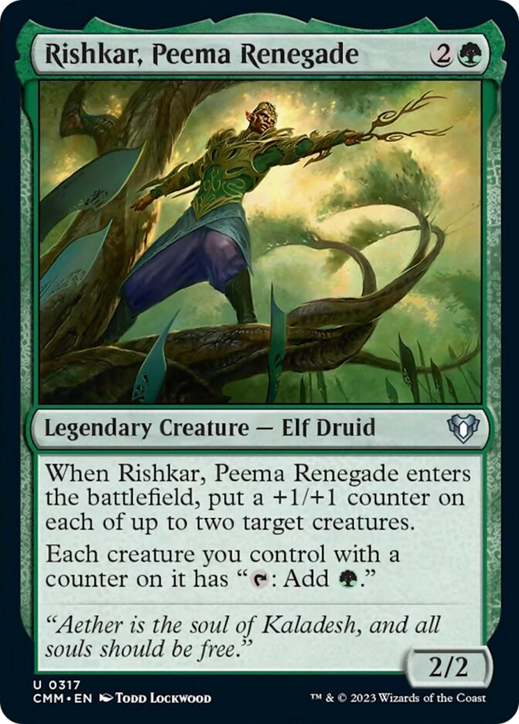 Rishkar, Peema Renegade [Commander Masters] | Exor Games Dartmouth