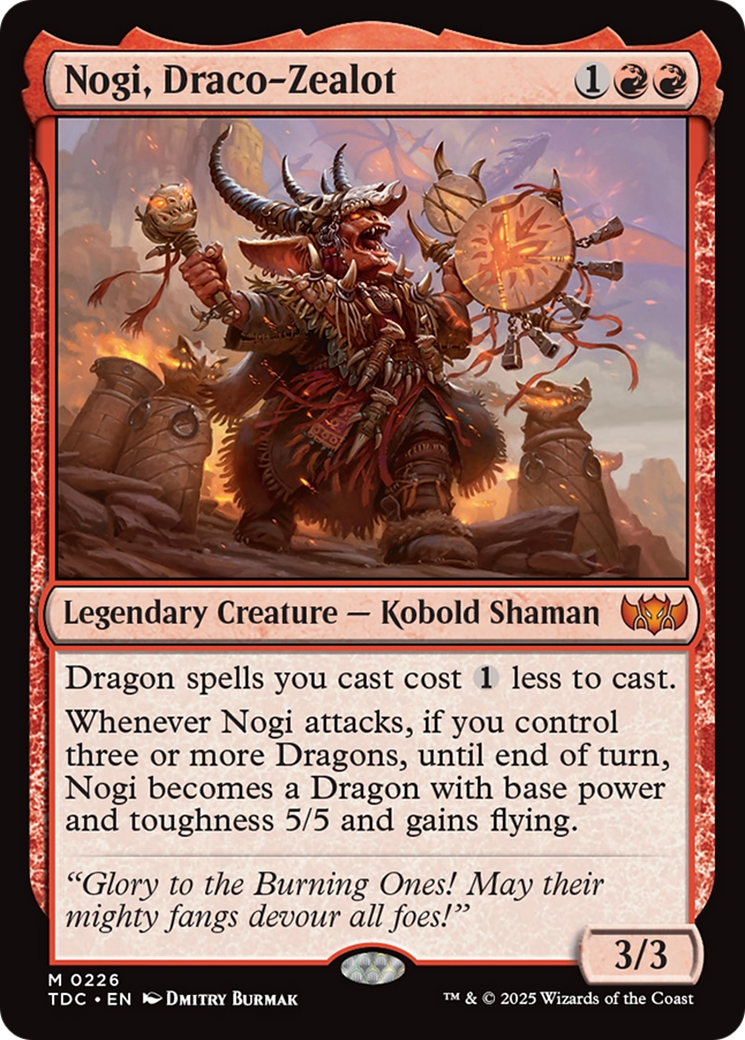 Nogi, Draco-Zealot [Tarkir: Dragonstorm Commander] | Exor Games Dartmouth