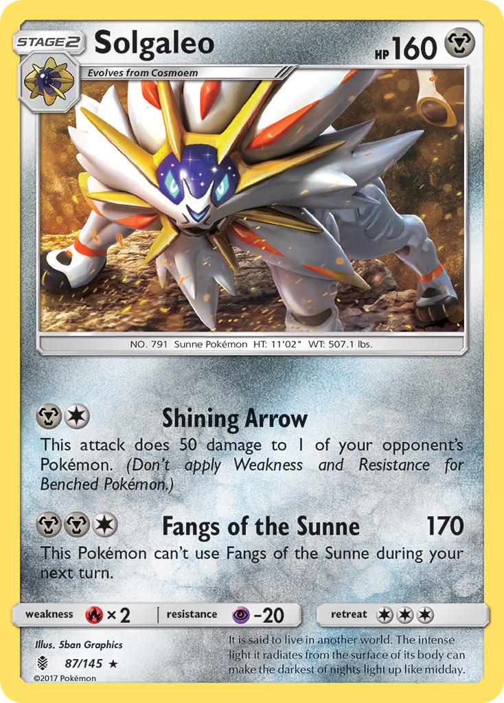 Solgaleo (87/145) [Sun & Moon: Guardians Rising] | Exor Games Dartmouth