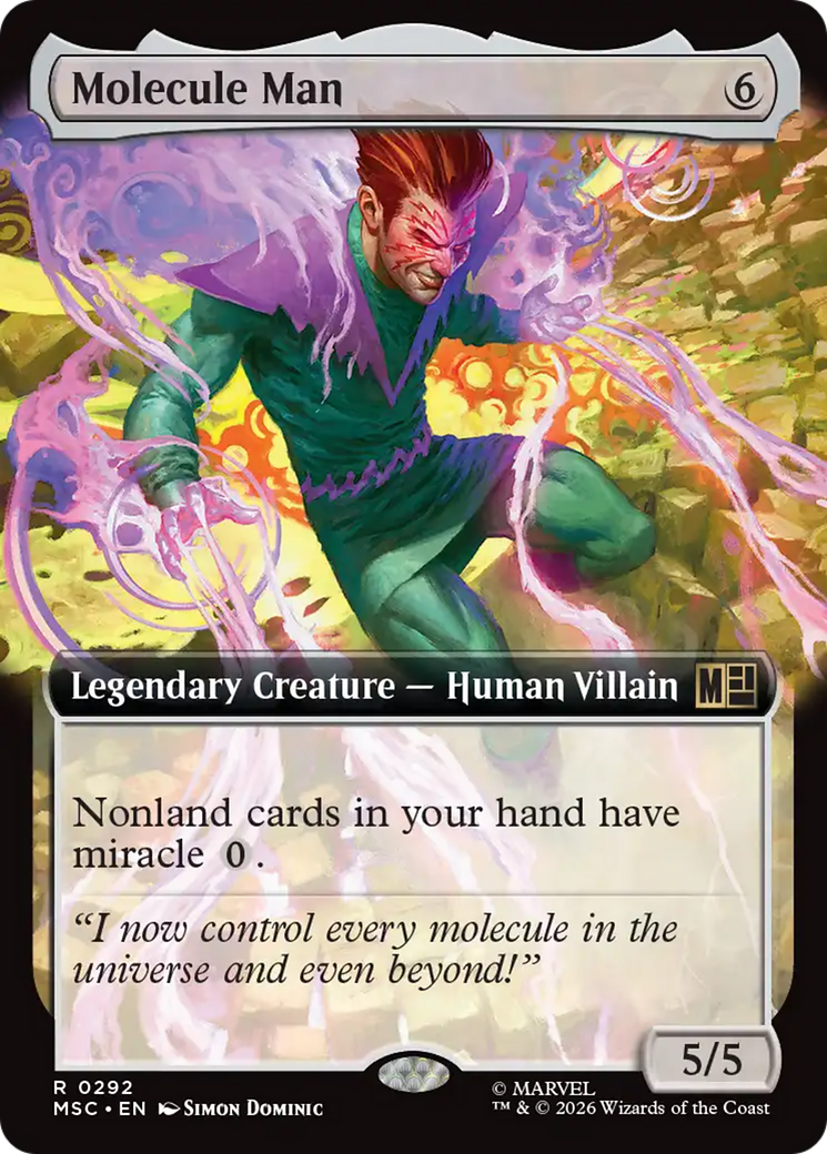 Molecule Man (Extended Art) [Marvel Super Heroes Commander] | Exor Games Dartmouth