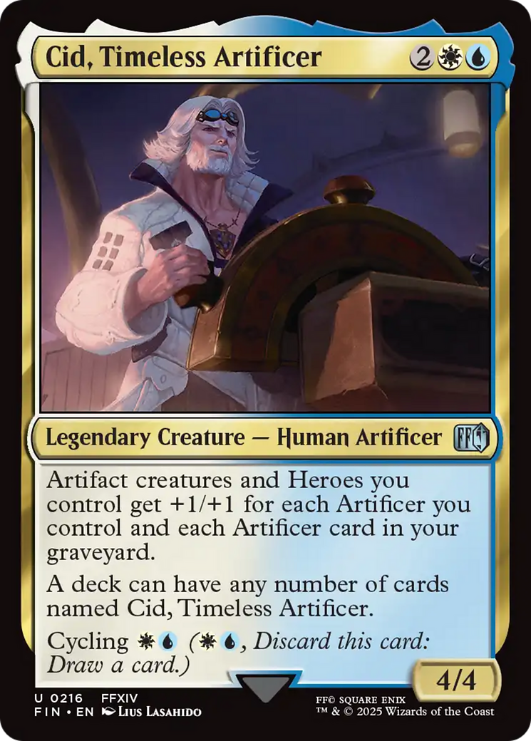 Cid, Timeless Artificer (0216) [FINAL FANTASY] | Exor Games Dartmouth