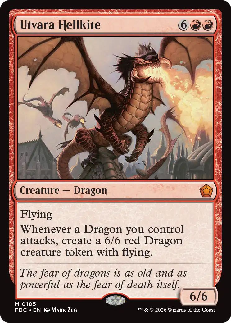 Utvara Hellkite [Foundations Commander] | Exor Games Dartmouth