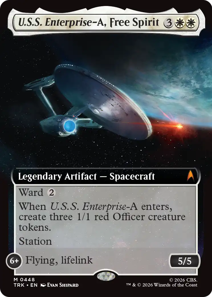 U.S.S. Enterprise-A, Free Spirit (Extended Art) [Star Trek] | Exor Games Dartmouth