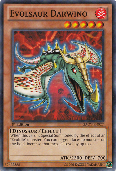 Evolsaur Darwino [GAOV-EN027] Common | Exor Games Dartmouth