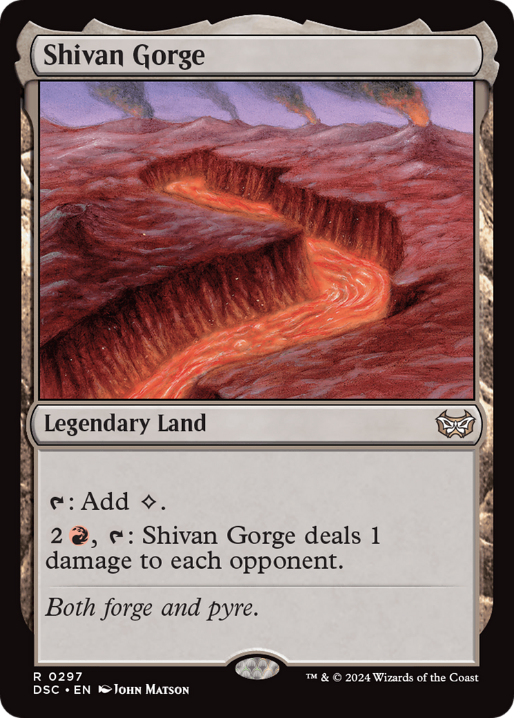 Shivan Gorge [Duskmourn: House of Horror Commander] | Exor Games Dartmouth