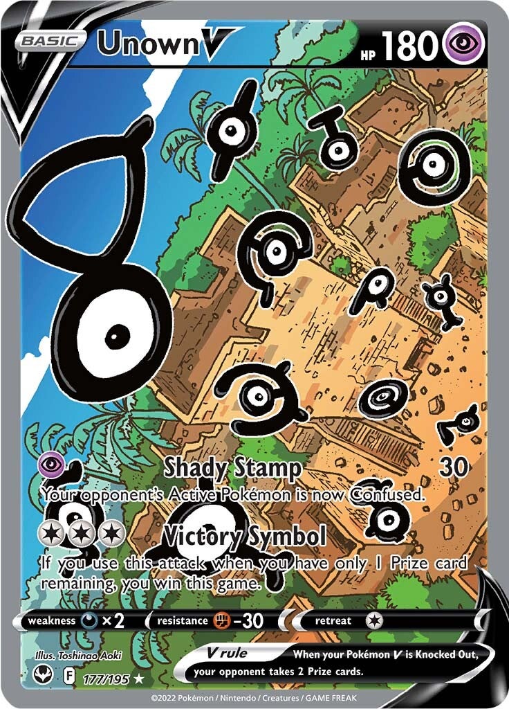 Unown V (177/195) [Sword & Shield: Silver Tempest] | Exor Games Dartmouth