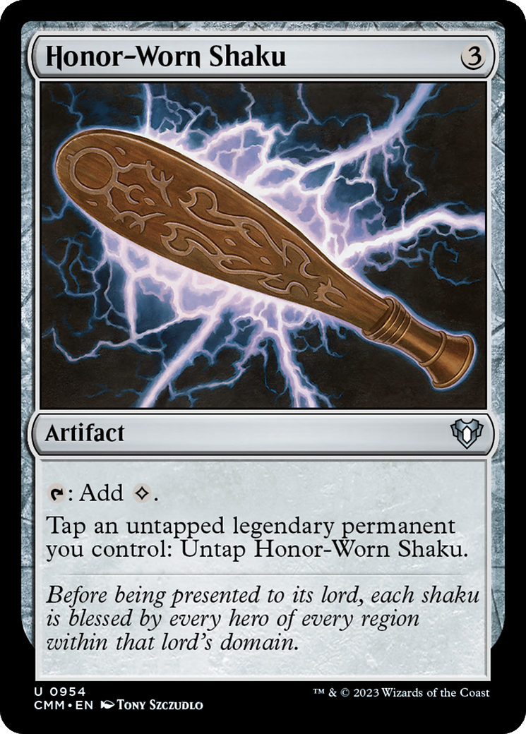 Honor-Worn Shaku [Commander Masters] | Exor Games Dartmouth