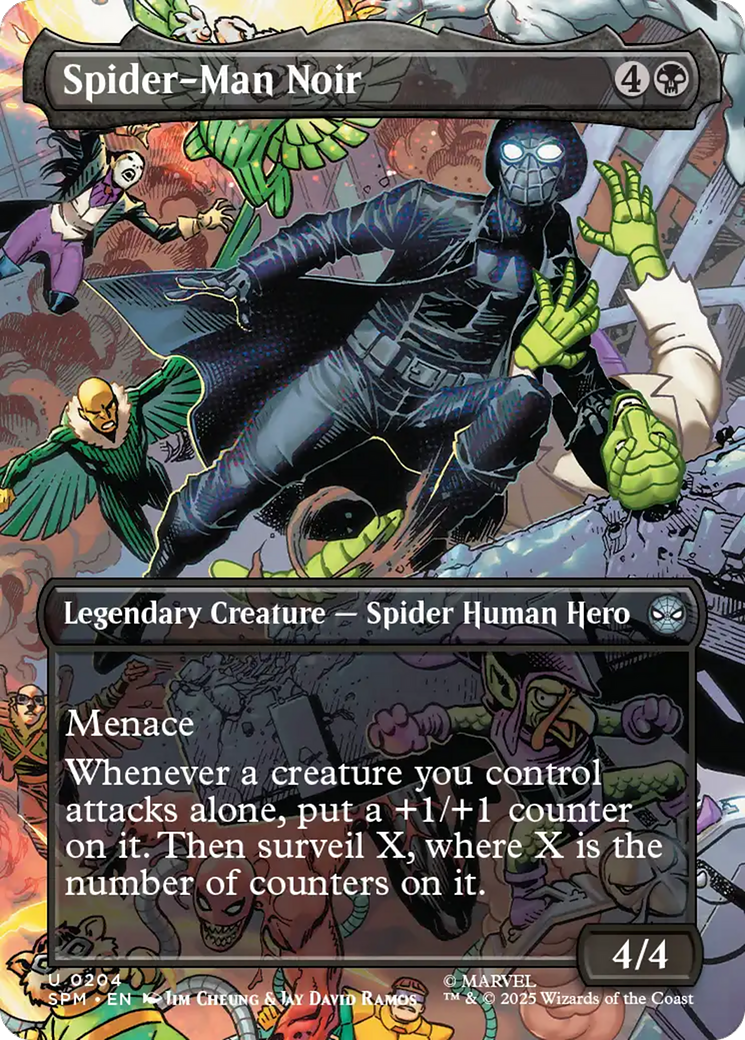 Spider-Man Noir (Borderless) [Marvel's Spider-Man] | Exor Games Dartmouth