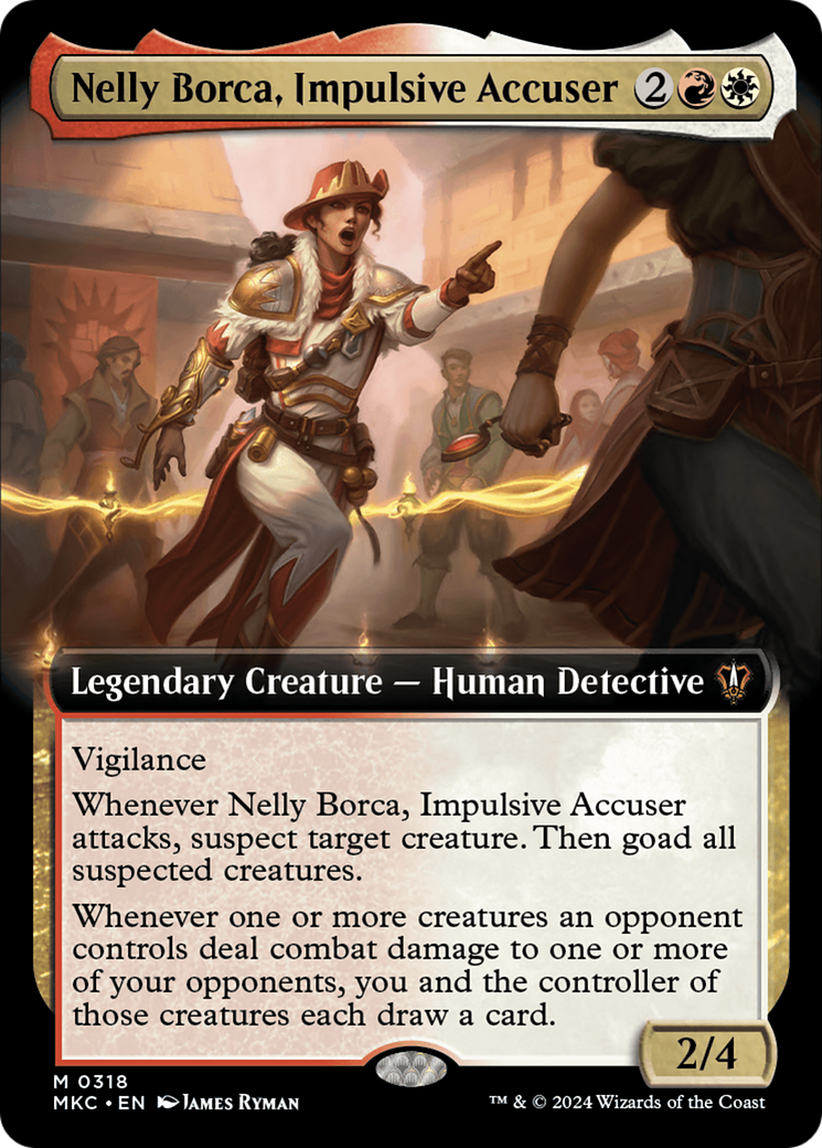 Nelly Borca, Impulsive Accuser (Extended Art) [Murders at Karlov Manor Commander] | Exor Games Dartmouth