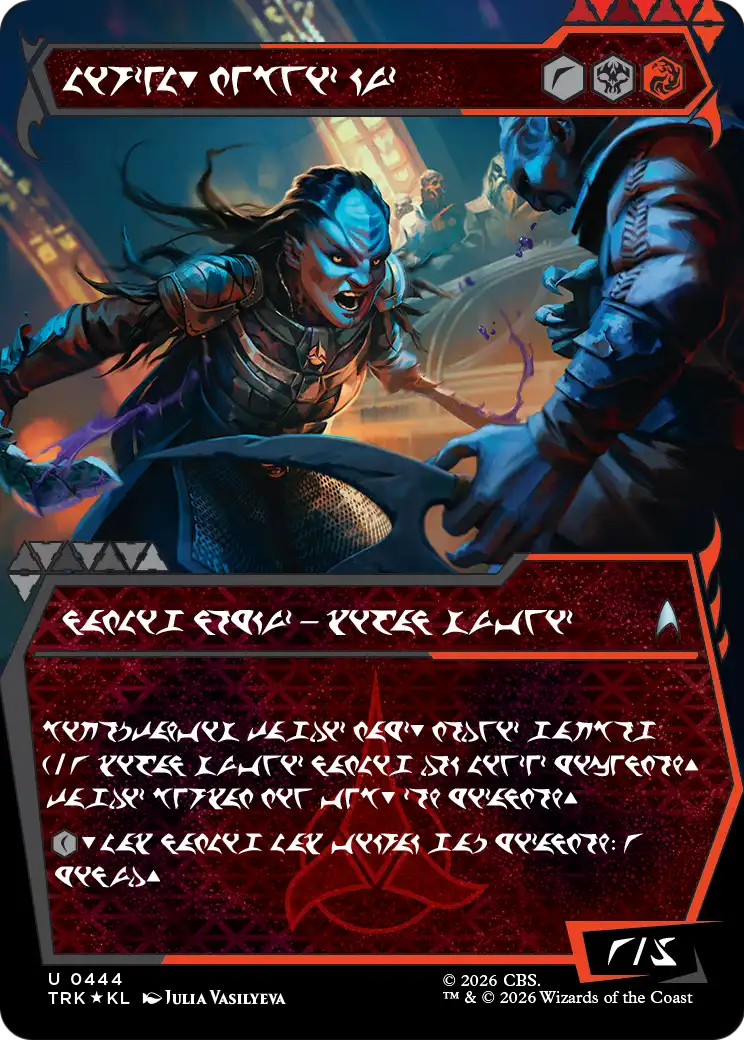 L'Rell, Fierce Visionary (Showcase) (Klingon) [Star Trek] | Exor Games Dartmouth