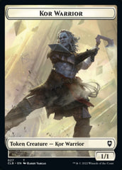 Kor Warrior // Wizard Double-Sided Token [Commander Legends: Battle for Baldur's Gate Tokens] | Exor Games Dartmouth