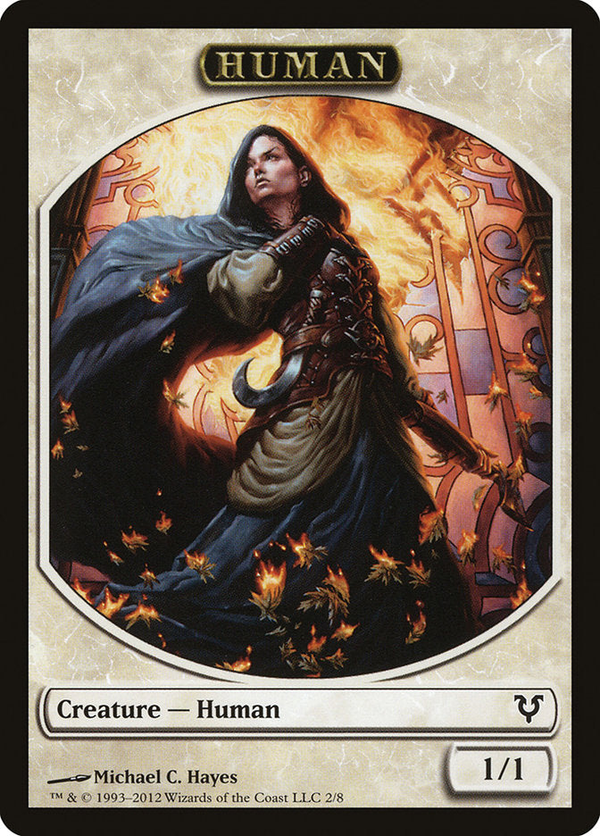 Human Token (2/8) [Avacyn Restored Tokens] | Exor Games Dartmouth