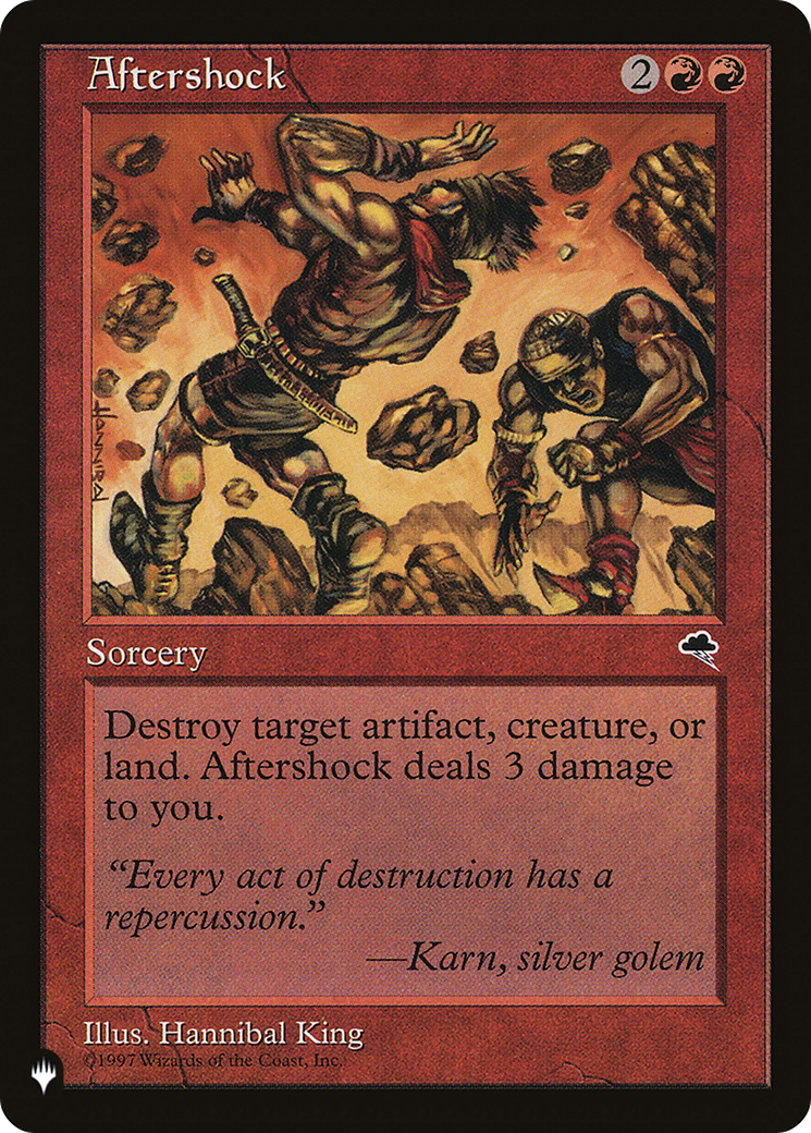 Aftershock [The List] | Exor Games Dartmouth