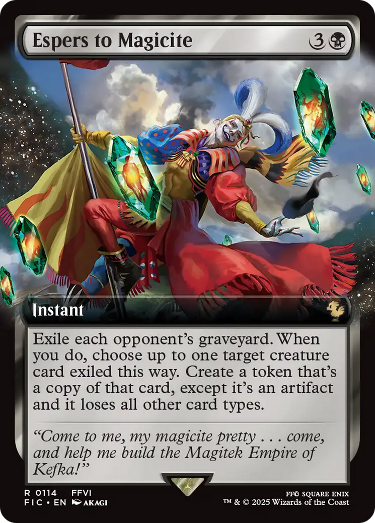 Espers to Magicite (Extended Art) [FINAL FANTASY Commander] | Exor Games Dartmouth