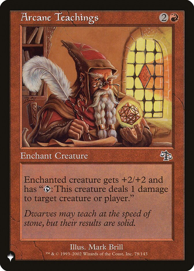 Arcane Teachings [The List] | Exor Games Dartmouth