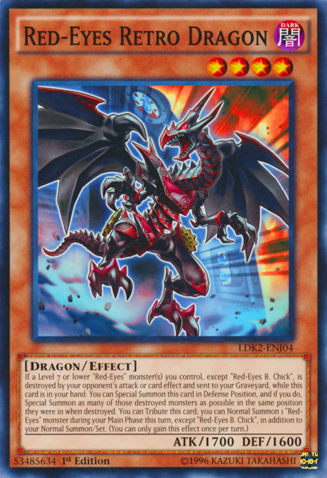 Red-Eyes Retro Dragon [LDK2-ENJ04] Common | Exor Games Dartmouth