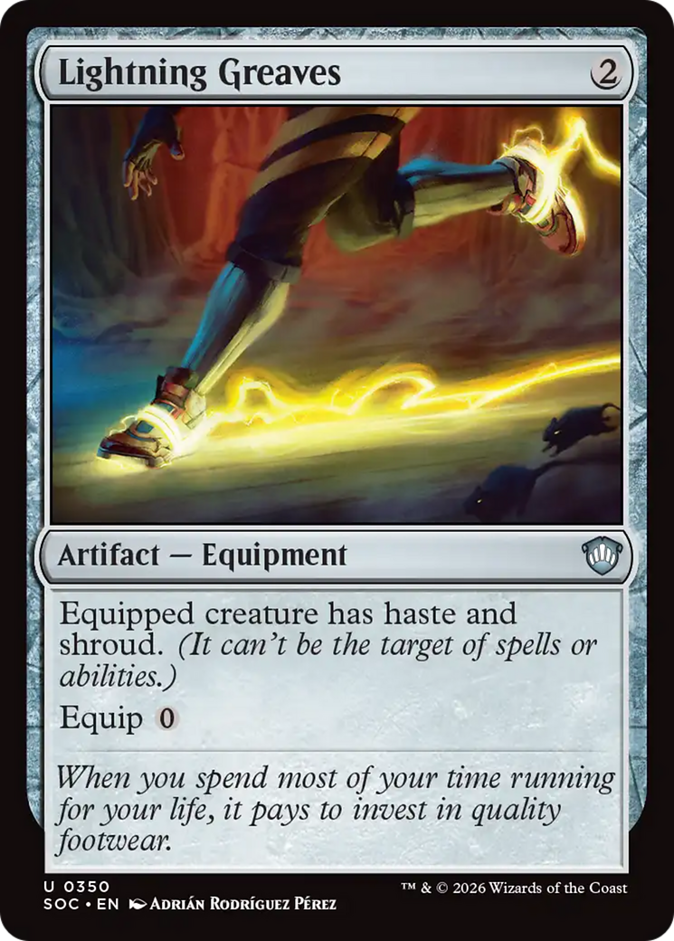 Lightning Greaves [Secrets of Strixhaven Commander] | Exor Games Dartmouth