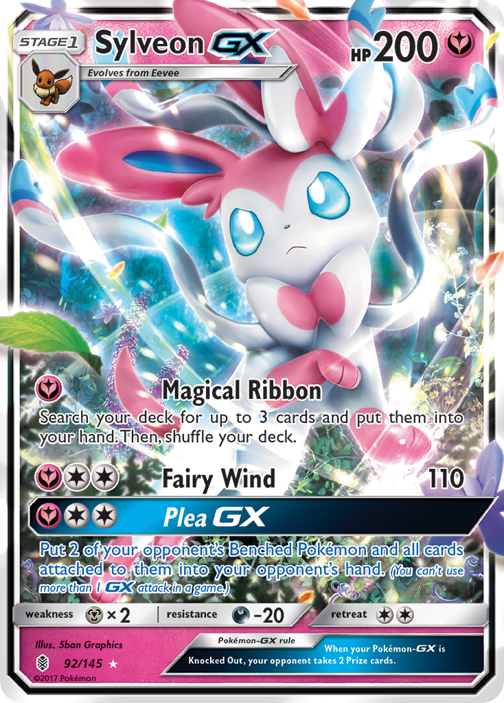 Sylveon GX (92/145) [Sun & Moon: Guardians Rising] | Exor Games Dartmouth