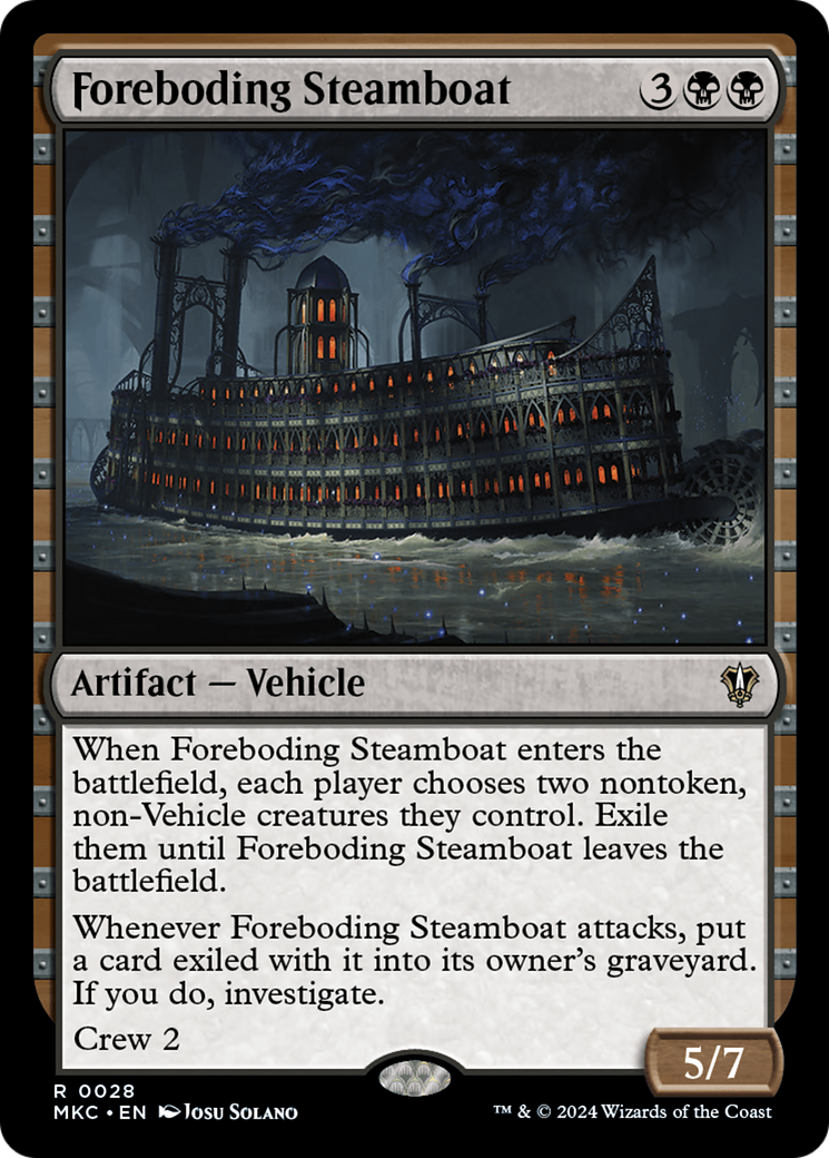 Foreboding Steamboat [Murders at Karlov Manor Commander] | Exor Games Dartmouth