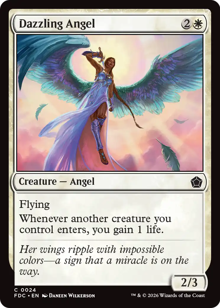 Dazzling Angel [Foundations Commander] | Exor Games Dartmouth