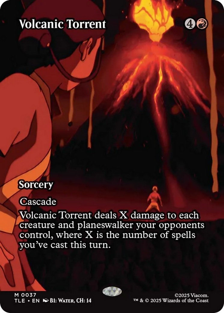 Volcanic Torrent (Borderless) [Avatar: The Last Airbender: Eternal-Legal] | Exor Games Dartmouth