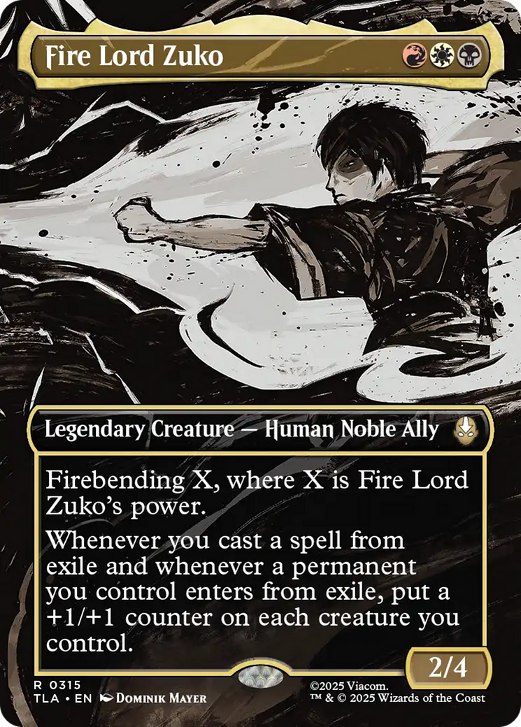 Fire Lord Zuko (Borderless) [Avatar: The Last Airbender] | Exor Games Dartmouth