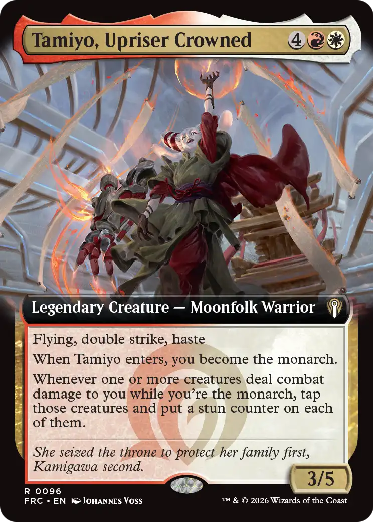 Tamiyo, Upriser Crowned (Extended Art) [Reality Fracture Commander] | Exor Games Dartmouth