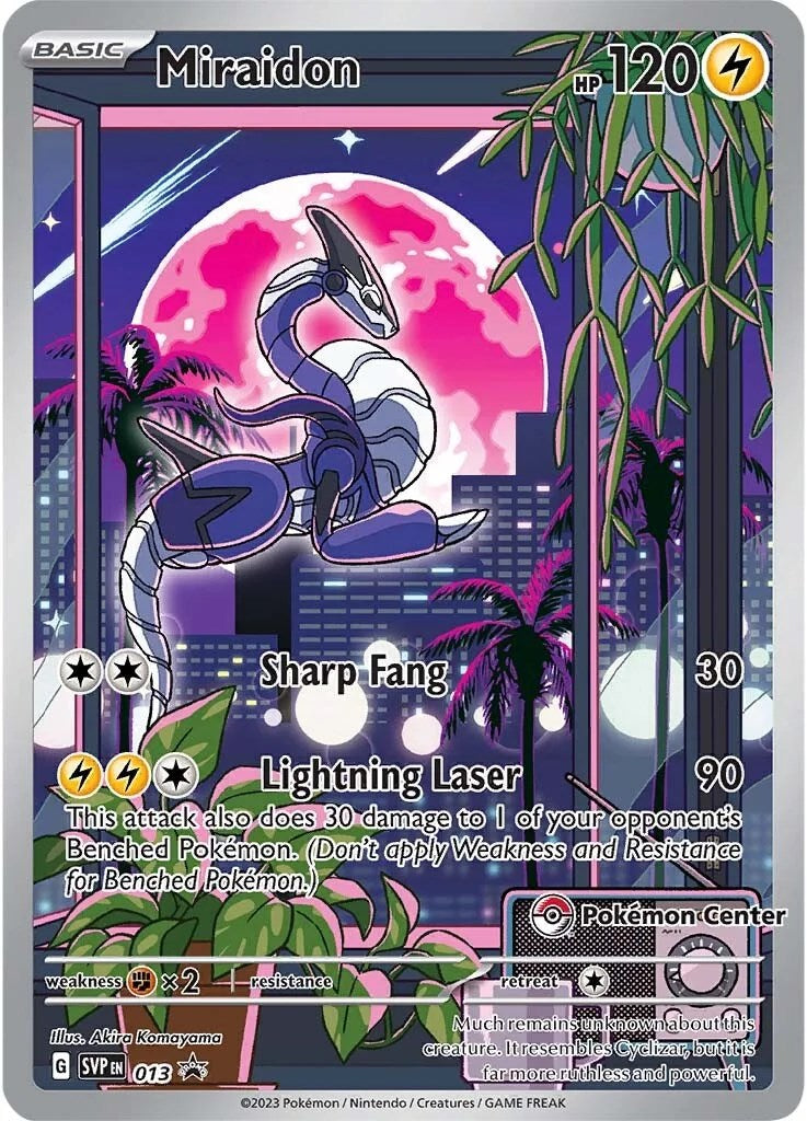 Miraidon (013) (Pokemon Center Exclusive) [Scarlet & Violet: Black Star Promos] | Exor Games Dartmouth