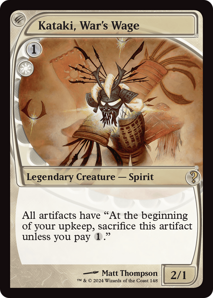 Kataki, War's Wage (Future Sight) [Mystery Booster 2] | Exor Games Dartmouth