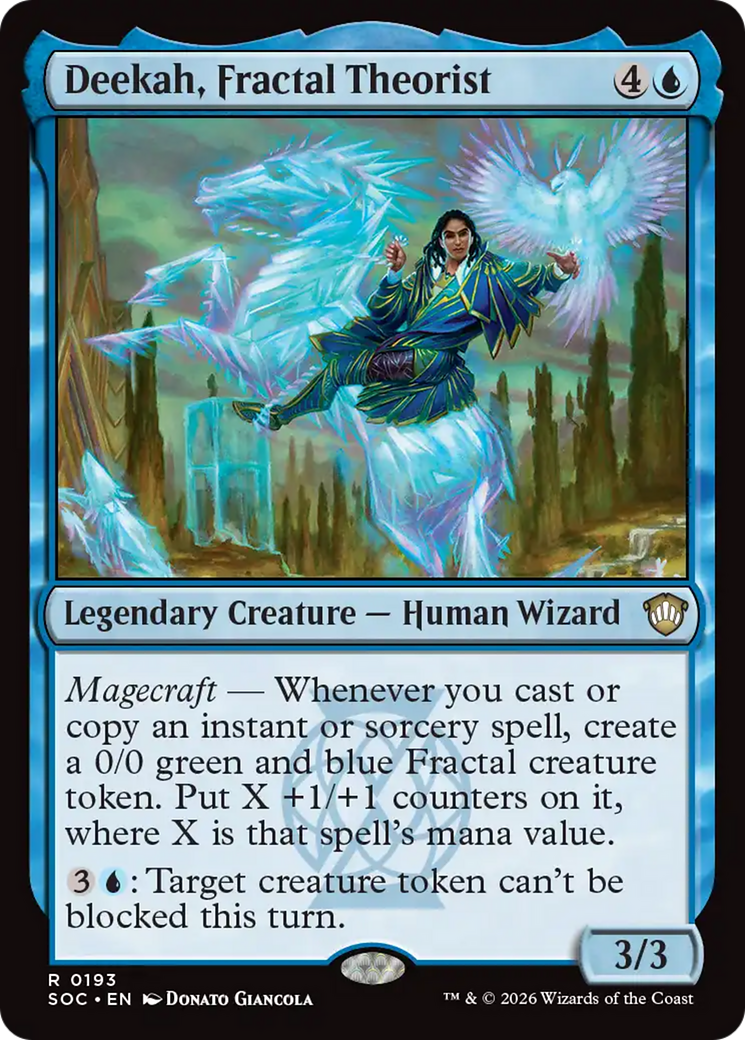 Deekah, Fractal Theorist [Secrets of Strixhaven Commander] | Exor Games Dartmouth